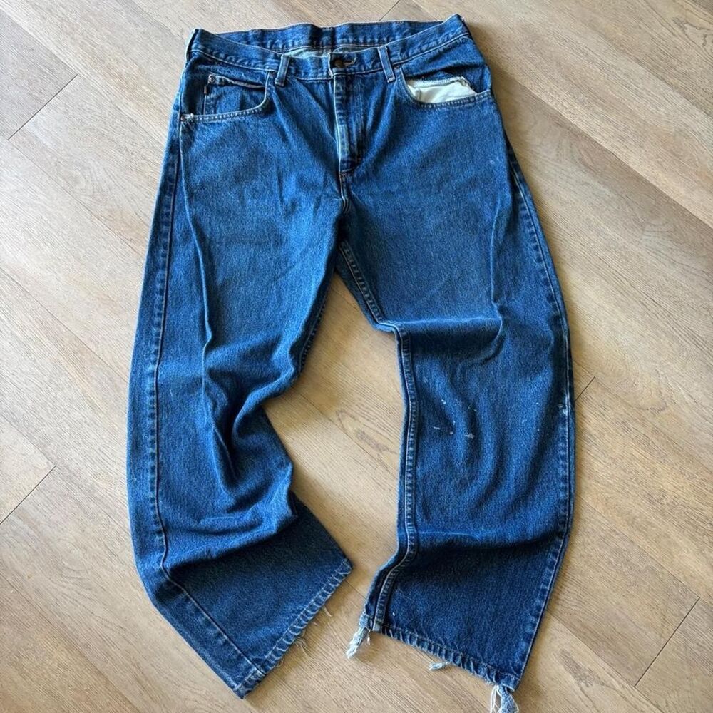 Unbranded Men's Blue and Navy Jeans